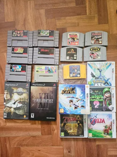 Games Nintendo 64, Super Nintendo, 3DS e PS2 a venda a partir de 60 reais