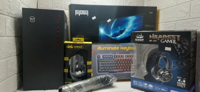 Kit Gamer Completo - PC, Monitor, Teclado, Mouse e Headset!