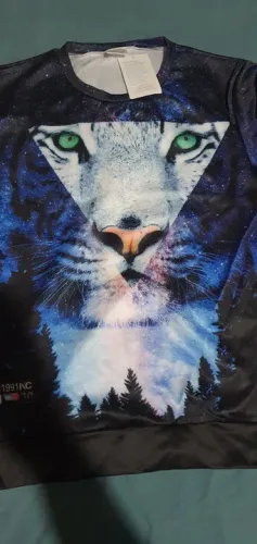 Camiseta Tigre Galaxy tamanho XL(china) M/G(Brasil) 