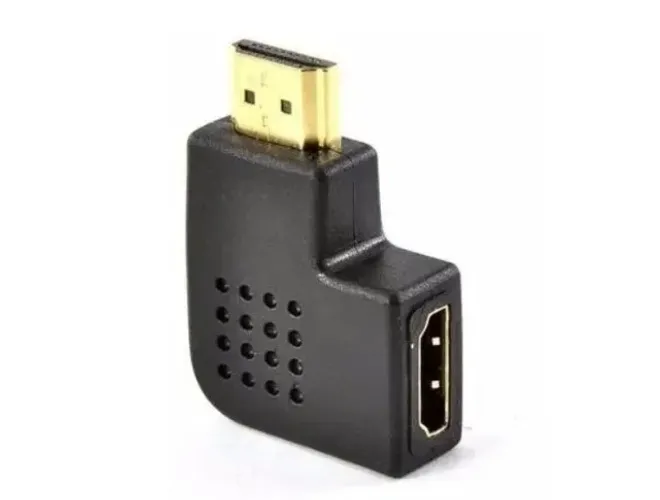 Conector Adaptador Emenda Hdmi M/f Vire A Esquerda  Arduino Automação COD-CP534 