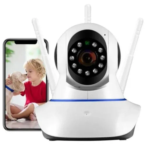 Câmera de Segurança Wi-Fi HD 1080P | Monitoramento Remoto | Nova