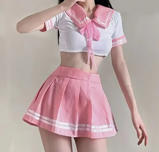 Fantasia schoolgirl rosa