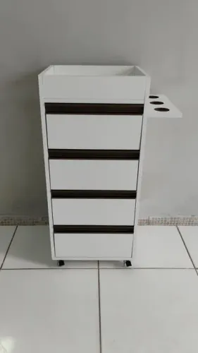 Mesa de cabeleireiro com 4 gavetas