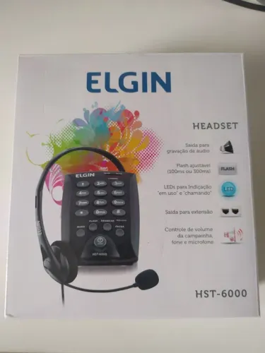 HEADSET ELGIN - NOVO NA CAIXA
