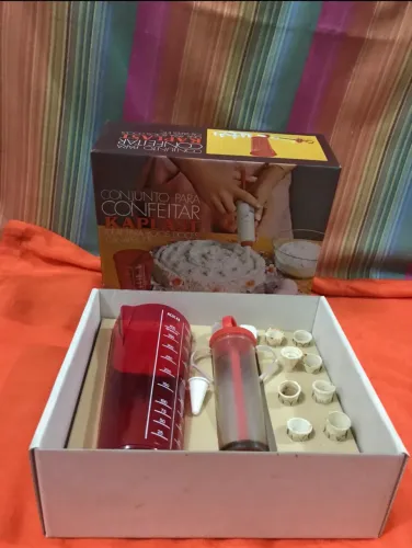 Estojo de confeitar para decorar bolos e tortas