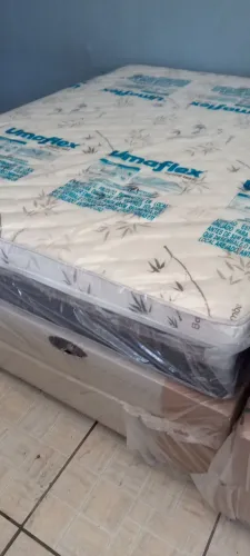 Cama box baú colchão de molas ensacadas 138 x 188 casal 