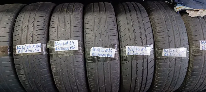 165/70 R 14 - Continental - Em Bom Estado - Orginais ( Aceito cartões - Leia a Descrição )