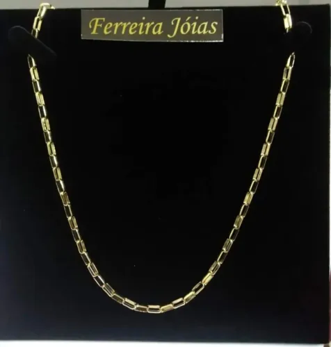 Corrente Baguete em Ouro 18k 