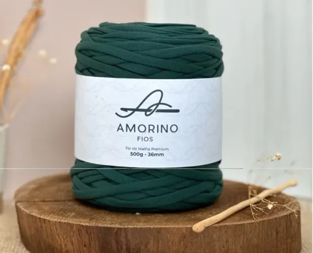 Fio de Malha - Amorino 36mm Verde Musgo