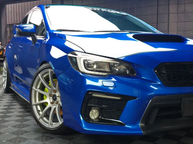 Subaru WRX azul 