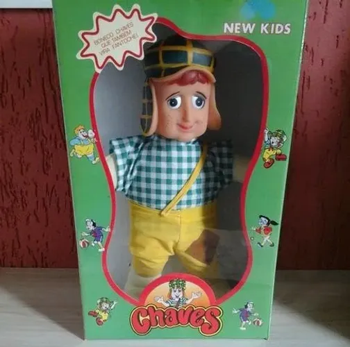 Boneco Chaves Anos 80 Raríssimo Na caixa Lacrado Perfeito Peça Colecionador