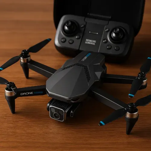 Drone AE7 PRO - Câmera Tripla, Motor Brushless e LED