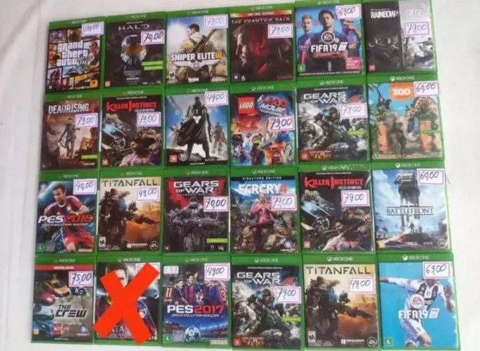 Jogos originais xbox one entrego aceito cartao e pix 