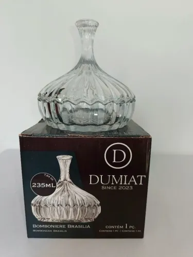 Bomboniere de Vidro Dumiat Brasilia - Elegância para sua casa