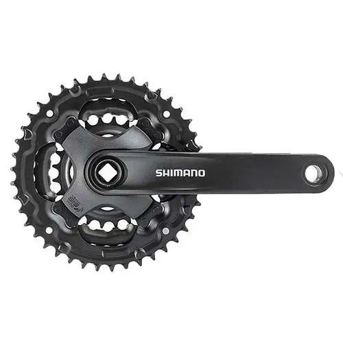 Pedivela triplo Shimano Tourney FC-TY301 24/34/42 175mm s/ protetor