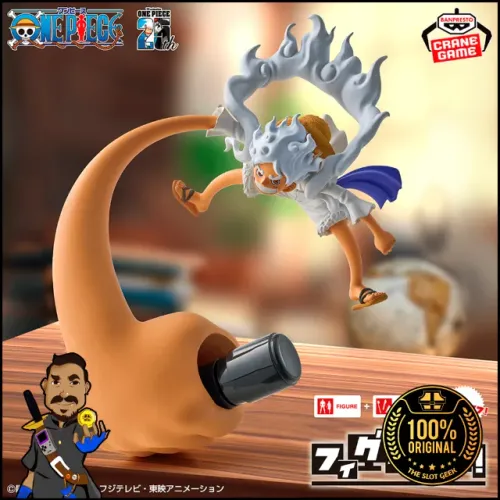 Action Figure Monkey D. Luffy Gear 5 - ORIGINAL BANDAI - One Piece