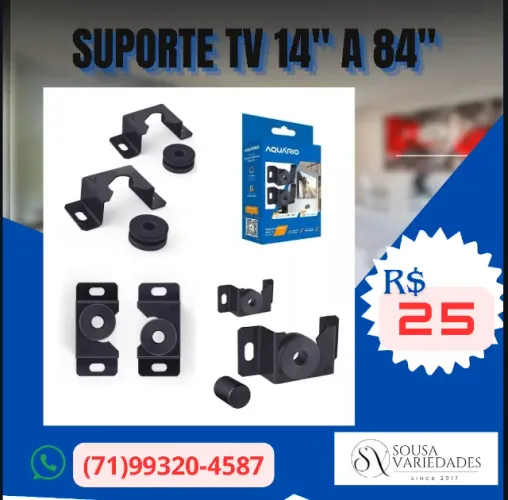 suporte universal para tv ate 84"