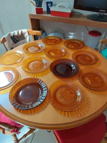 Pratos rasos e de sobremessa duralex. Aceito oferta.