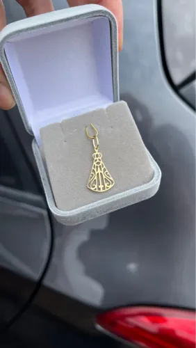 Pingente de Nossa Senhora em Ouro 18k