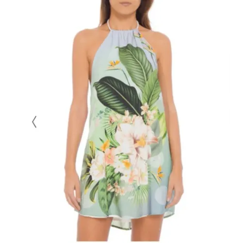 Vestido frente única floral Farm 