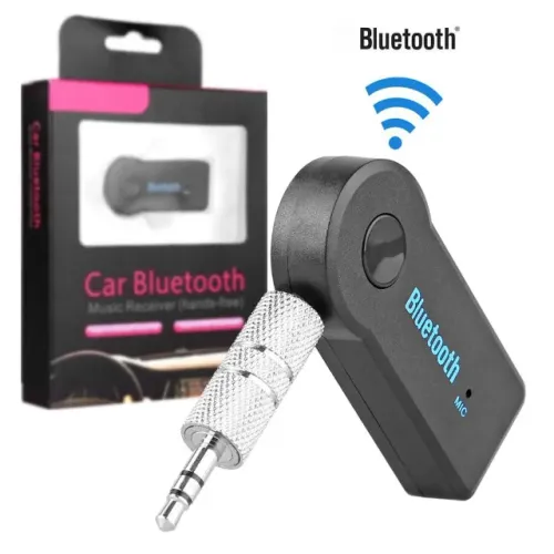 Adaptador USB Receptor de Áudio Bluetooth para Som Mp3 Automotivo USB/P2