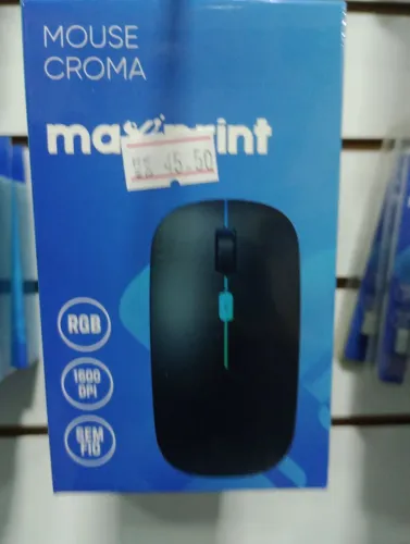 Mouse Gamer Maxprint Croma RGB 1600 DPI