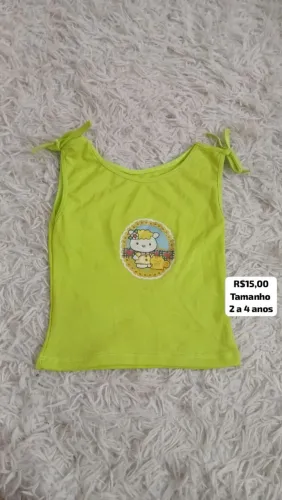 Camisa infantil de menina
