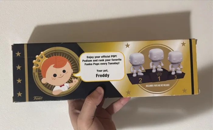 Funko Pop podium