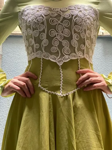 Vestido de prenda semana farroupilha gaúcha