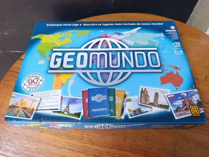Jogo de Tabuleiro Geomundo GROW COMPLETO 