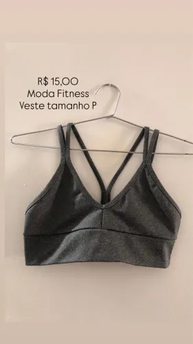 Moda fitness: Top tamanho P