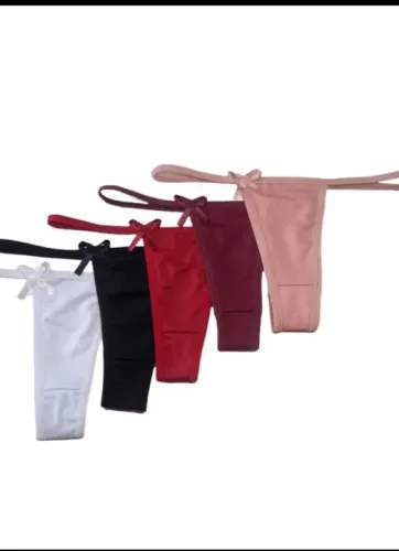 Kit 5 calcinhas tangas pequenas tam p