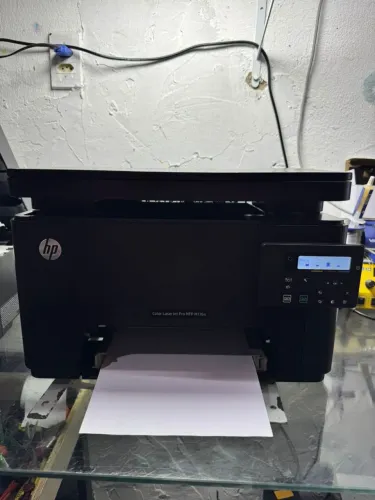 Impressora laser colorida hp m176n multifuncional suprimentos novos ideal para transfer 