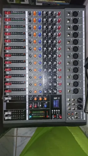 Mesa de Som Vedo 12 canais interface de audio