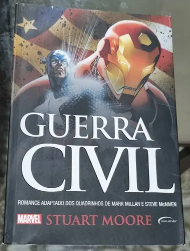 Livro Guerra Civil - Stuart Moore (Marvel) - Ótimo Estado!