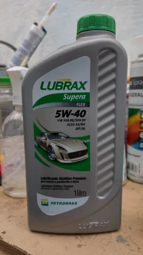 Óleo Automotivo Lubrax: Tipo 5W40 - 1 Litro | Novo e Lacrado