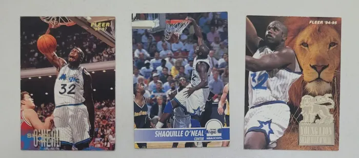 3 Cards NBA basquete Shaquille O'Neal Orlando Magic