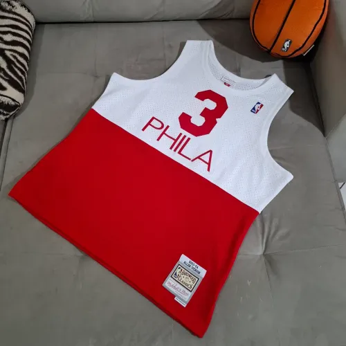 Regata Nba Philadelphia 76ers Allen Iverson Mitchell e Ness Retrô 