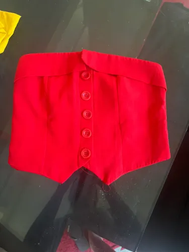 Croped vermelho