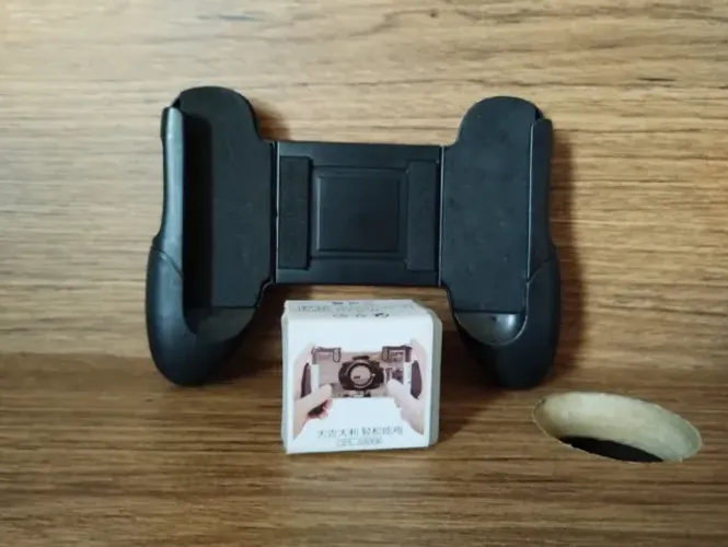 suporte portátil para smartphone com gatilhos