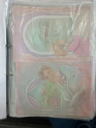 Lote papéis de carta