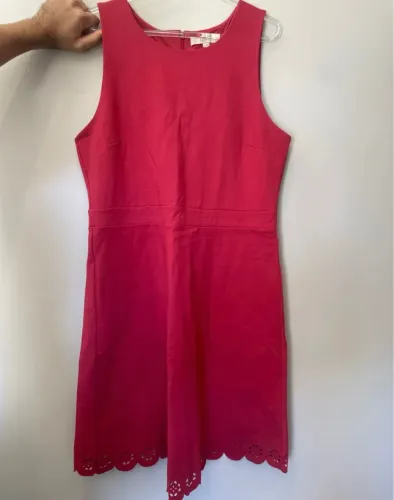 Vestido vermelho curto - Loft