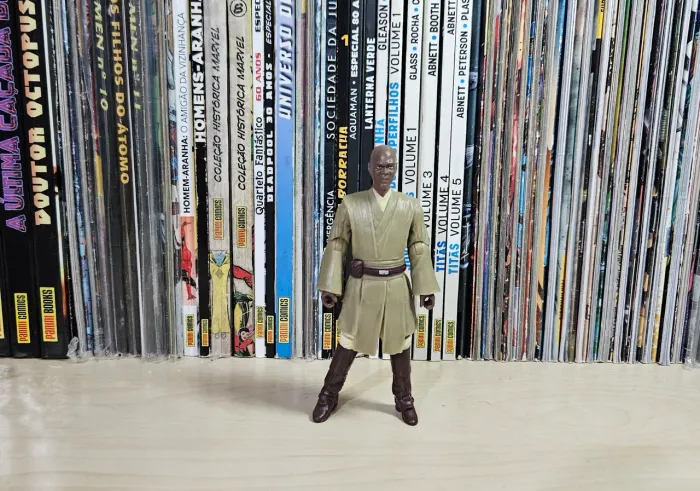 Boneco Star Wars 3.75/10 cm - Mestre Jedi Mace Windu