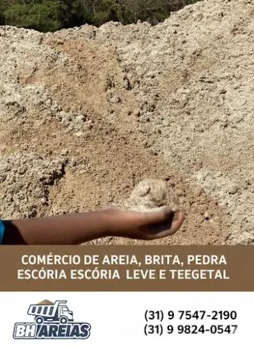 Areia lavada Media direto do areal
