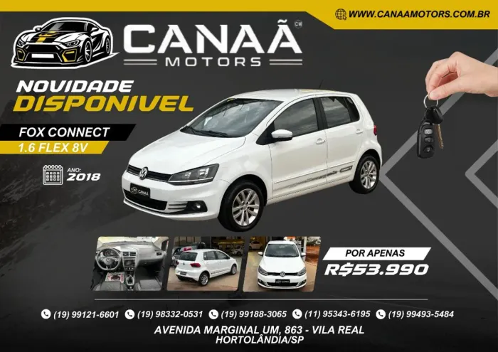 Volkswagen Fox Connect 1.6 Flex 8V 5P 2018
