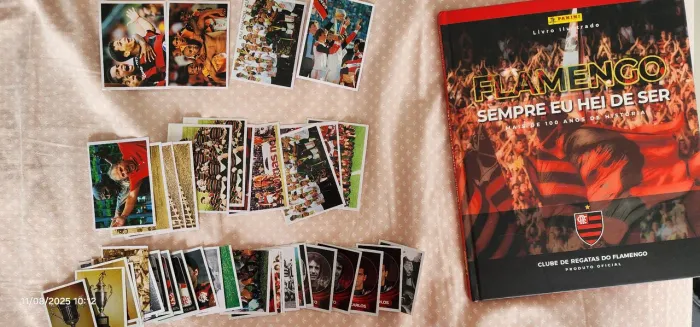 Figurinhas do Ilustrado Flamengo SEMPRE EU HEI DE SER