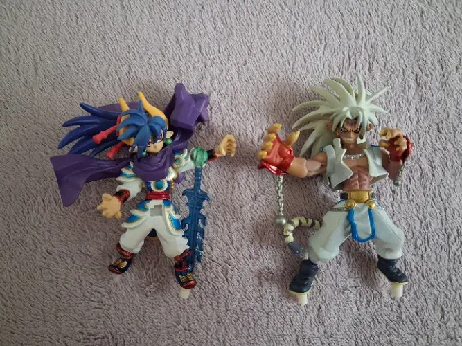 Figuras Shinra Bansho, Seiryuushin Saiga e Juugaou Edgar, originais