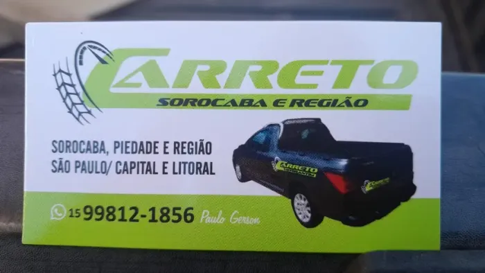 CARRETO SOROCABA E REGIÕES A PARTIR DE *100,00