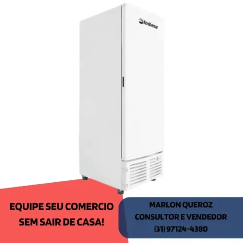  Freezer Vertical Tripla Ação 560L Imbera Porta Cega Branco