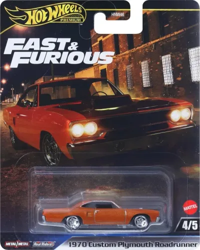 Hotwheels Premium - 1970 Custom Playmouth Roadrunner Fast & Furious